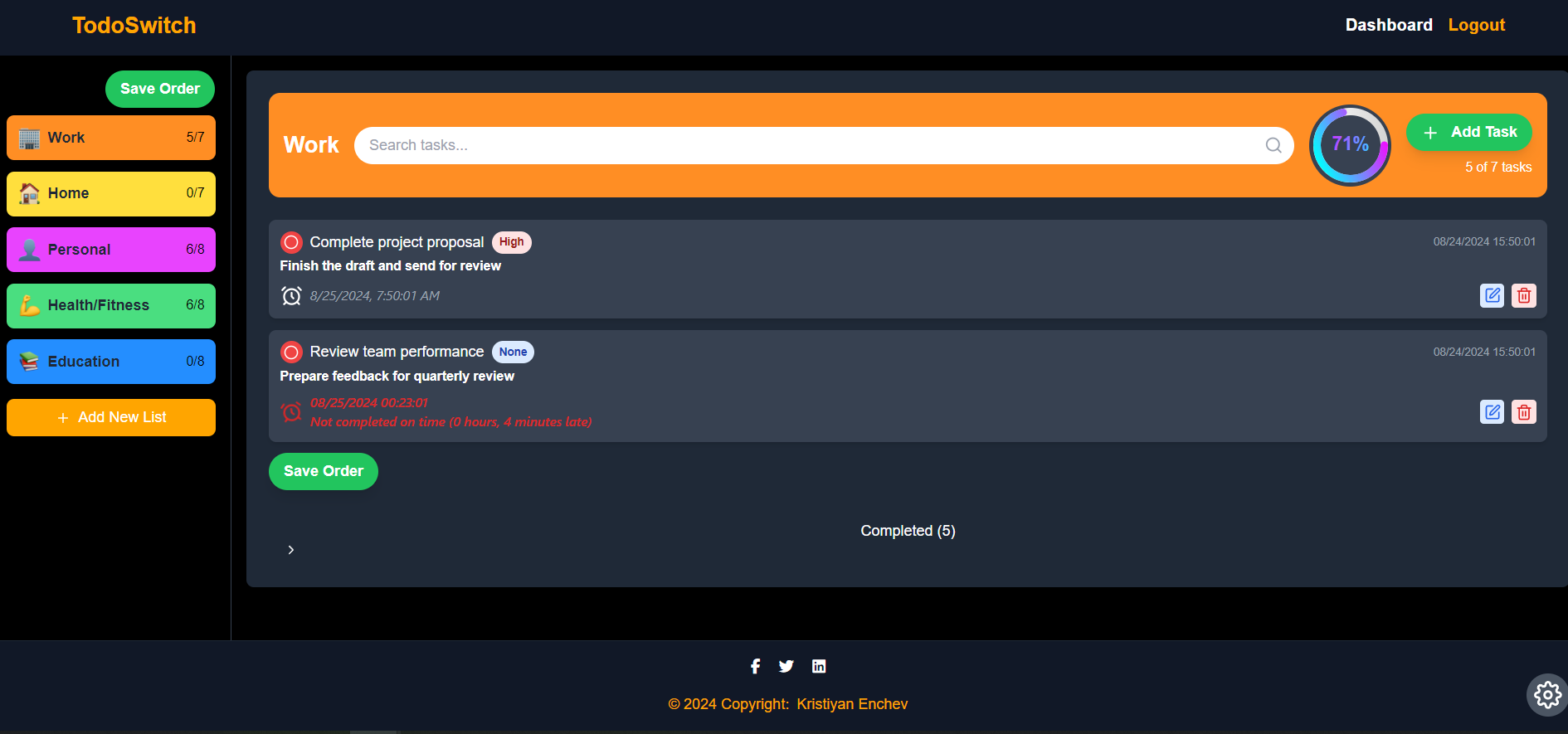 TodoSwitch Preview